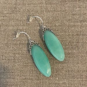 Aqua Drop Earrings